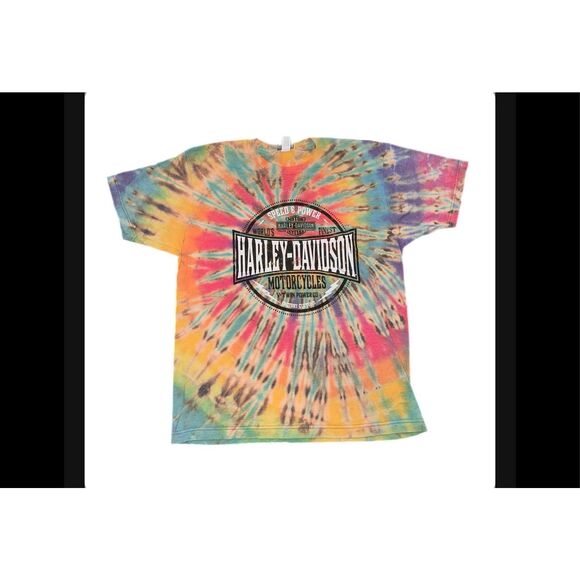 Harley Davidson Tie-Dye Tee - Picture 1 of 4